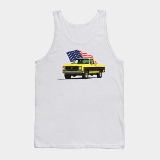 Old Yellow Pickup Tank Top